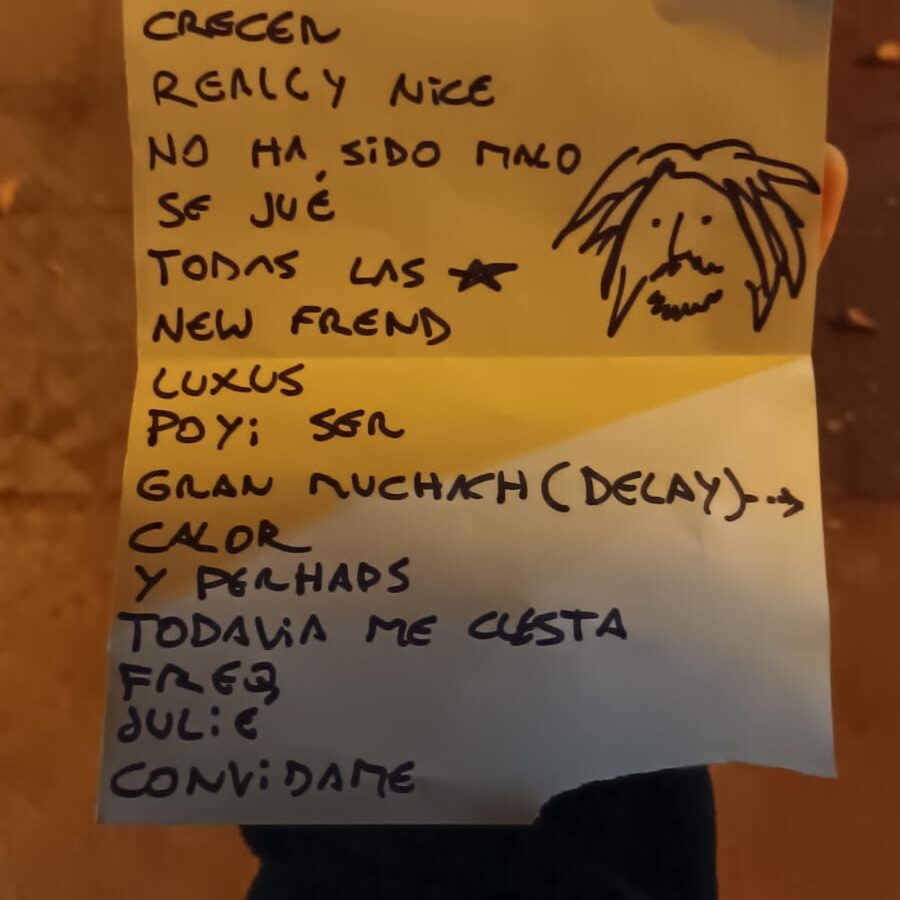 Setlist de Así Me Dicen en Club Suizo.