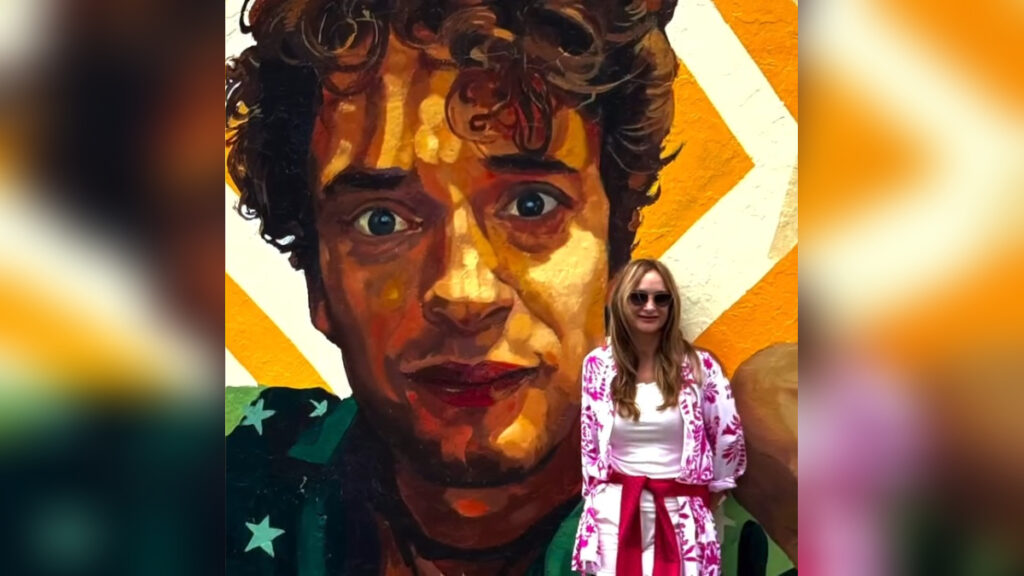 Laura Cerati se emociona al ver nuevo mural de Gustavo en Lima: "¡Maravilloso!"