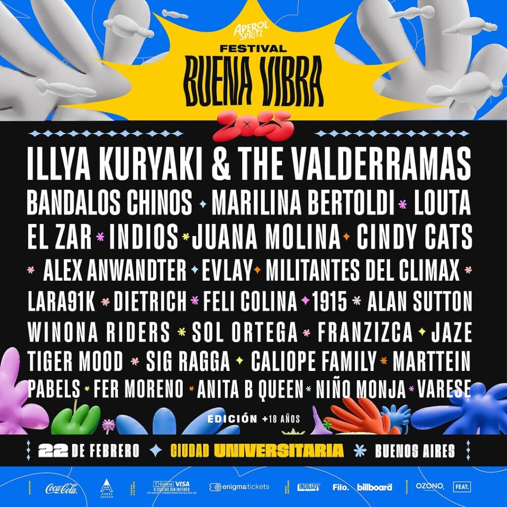 Festival Buena Vibra anuncia su lineup 2025.