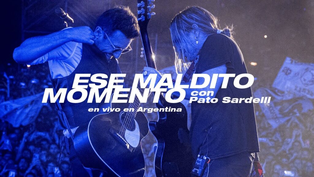 No Te Va Gustar lanza una vibrante versión en vivo de "Ese maldito momento" junto a Pato Sardelli de Airbag