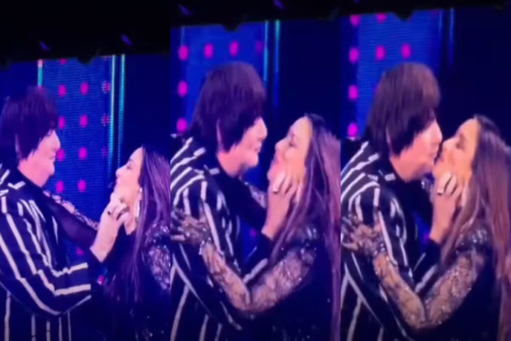 [VIDEO] El comentado beso entre Álvaro Henríquez y Myriam Hernández en histórico recital